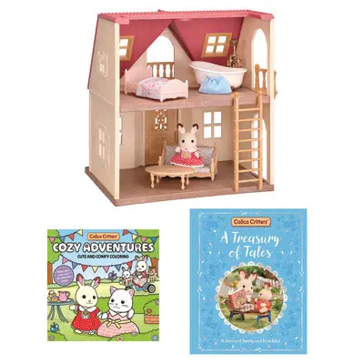 Red Roof Cozy Cottage & Book Bundle